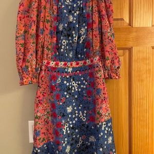 Saloni off the shoulder dress